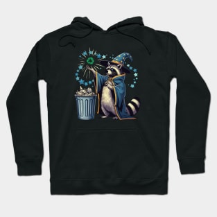 Raccoon Recycling Trash Hoodie